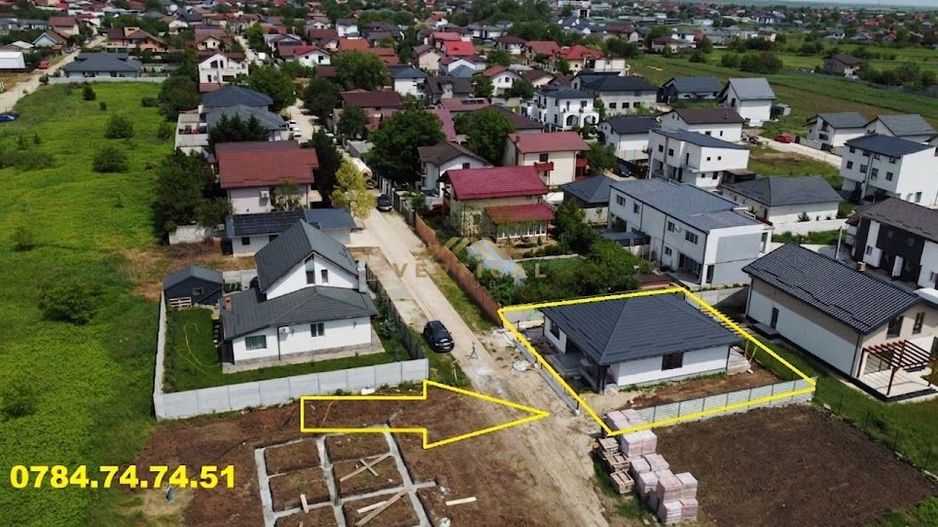 Casa pe un singur nivel 4 camere - comuna Berceni - Poză 3