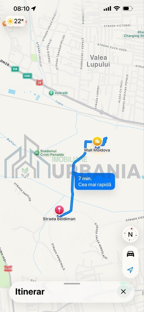 Teren de 10.800 mp în extravilanul comunei Miroslava, în vecinătatea Mall Moldova - Poză 1