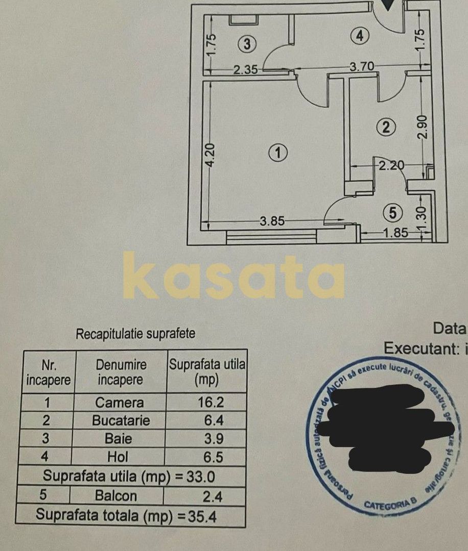 Garsonieră Nouă | Exigent Plaza | Parcul Liniei | Metrou - Schiță 11
