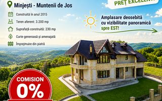 Casă spațioasă cu teren generos de 3.200 mp, VASLUI - MÎNJEȘTI; - Poză 1