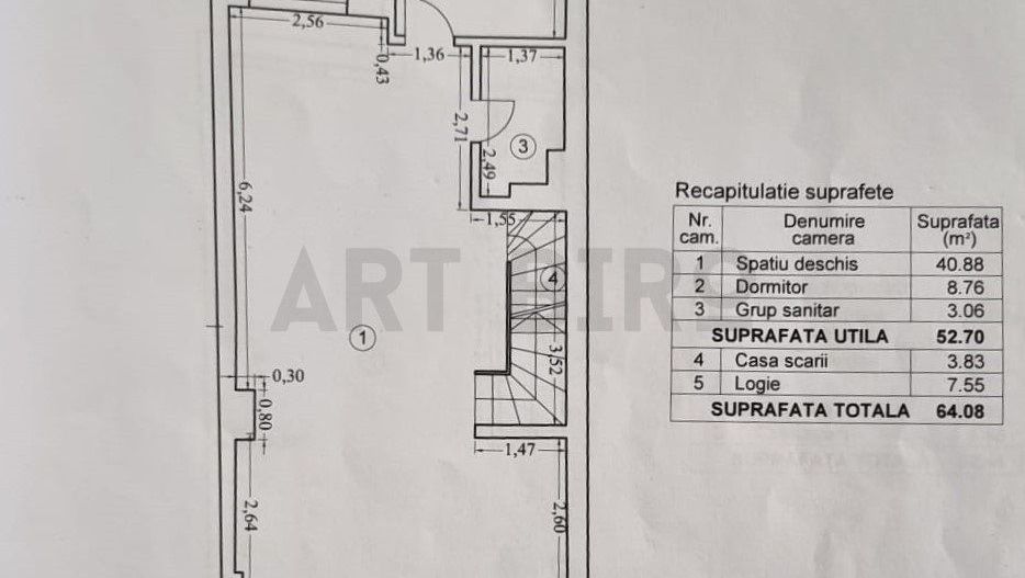 Zero comision, 308mp birou creativ Arcul de Triumf, mobilat si echipat - Schiță 30