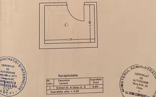 ♦️Apartament 3 camere Straulesti / Parcare & Boxa♦️ - Schiță 24
