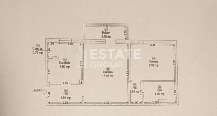 Apartament cu 2 camere in zona Aradului - Poză 8