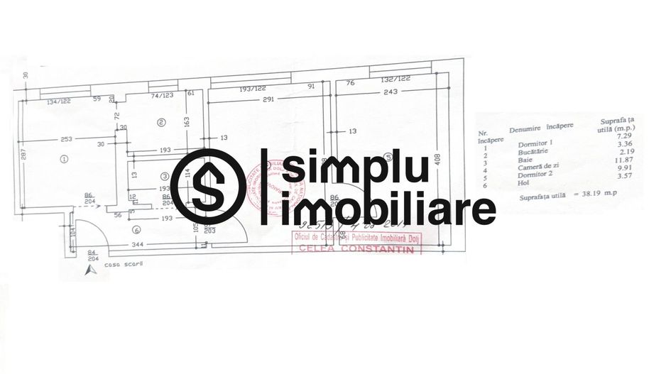 Apartament 3 camere Valea Rosie et 3/4 - Schiță 7