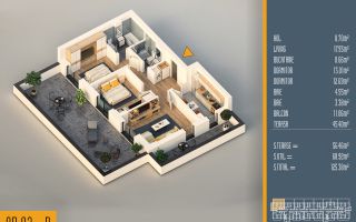 Apartament 3 camere cu terasă spectaculoasă – Pallady - Schiță 11