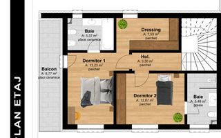 COMISION 0% | Casa Duplex | 161mp + gradina 110mp | Tauti - Floresti - Poză 7