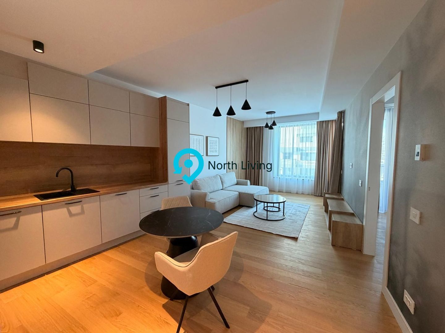 2 Camere | Mobilat si Utilat Lux | Prima Închiriere | - Poză 4