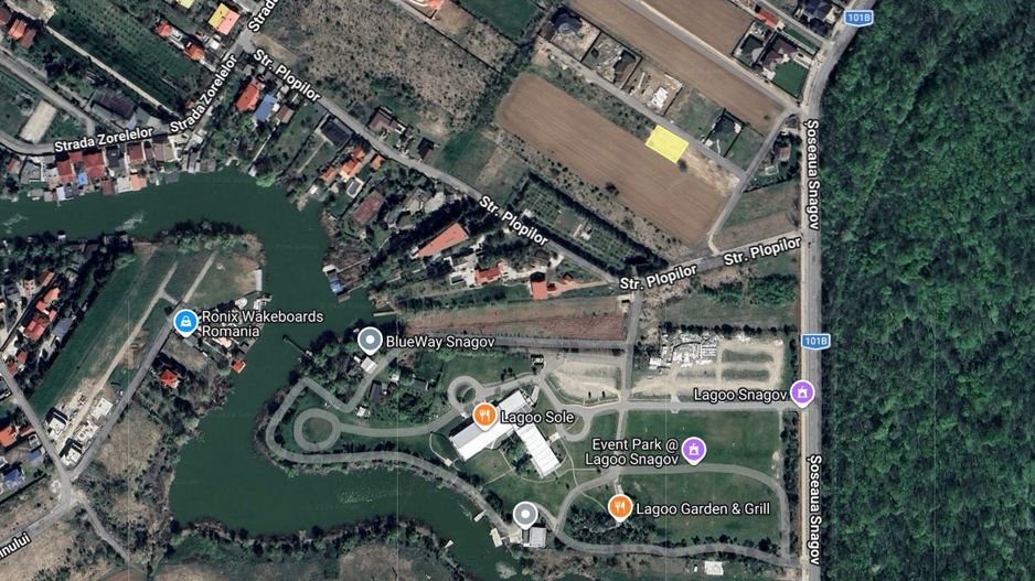 Teren intravilan in  satul  Snagov  excelent pozitionat - Poză 4