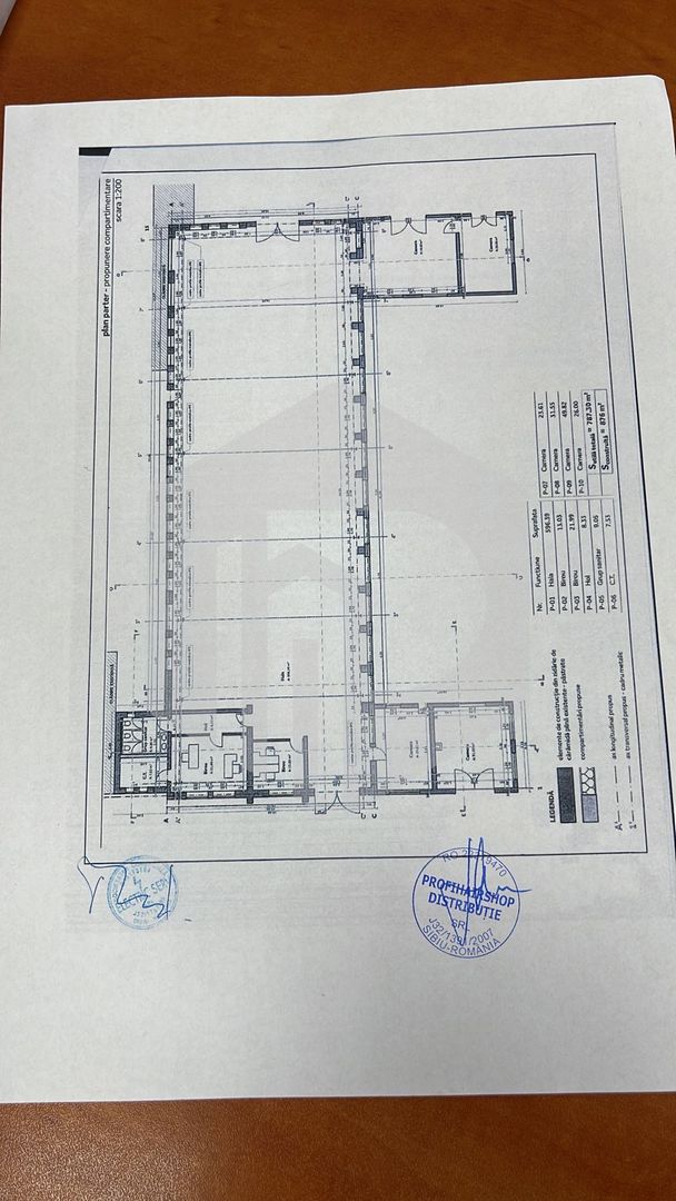 Hala de închiriat-Zona Calea Șurii Mici- 800 mp-3 porți acces+parcări - Poză 3
