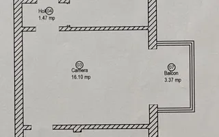 Apartament 2 camere Girocului etaj 3 - Schiță 11