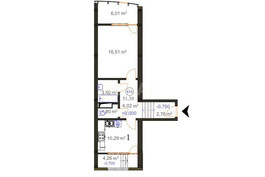 Apartament cu 1 cameră, Ciocana, Chișinău - Poză 5