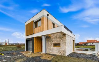 Casa individuala nZEB cu piscina, 501 mp teren, 160mp utili, Sanicoara - Poză 2