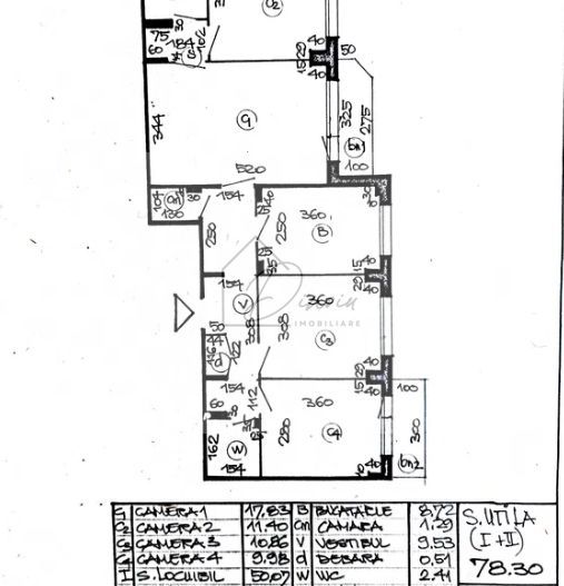 4 camere Tei - Facultatea de Constructii - Parc Tei I COMISION 0% - Poză 3