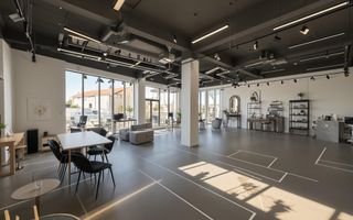 Spatiu comercial 150 mp Pipera A3 Lemon Racovita front stradal 15 m - Poză 1