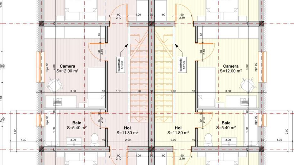 De vanzare Duplex de lux cu regim de inaltime P+1+ M. - Poză 13