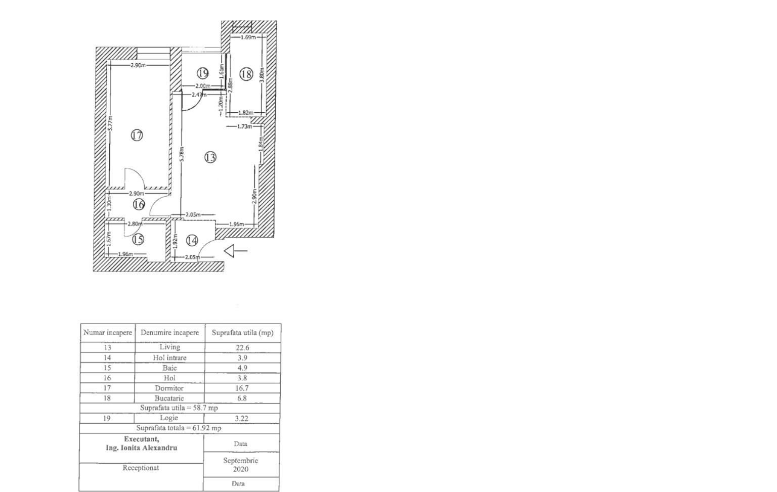 2 CAMERE | THE ADDRESS 102 || BARBU VACARESCU - Schiță 17