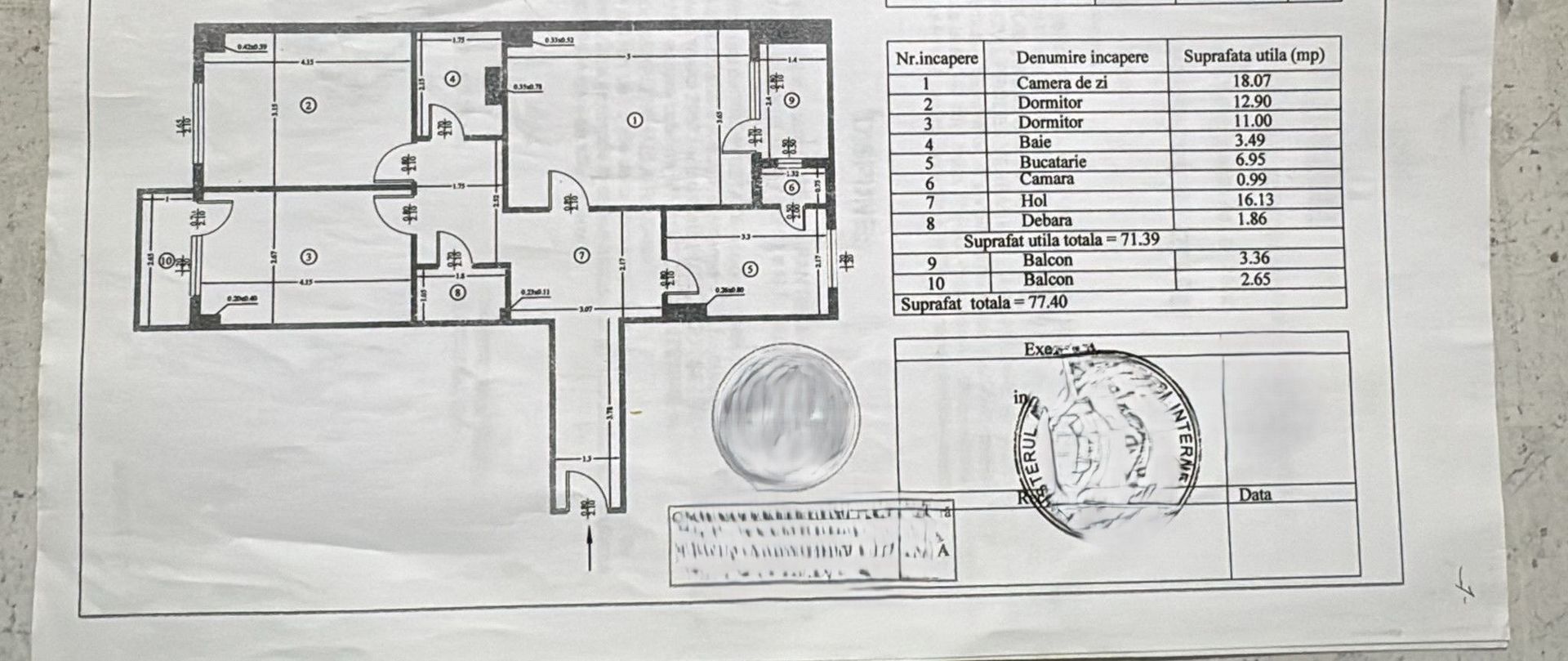 Apartament 3 Camere Decomandat, Renovat, Mobilat , Utilat  L355A - Poză 11