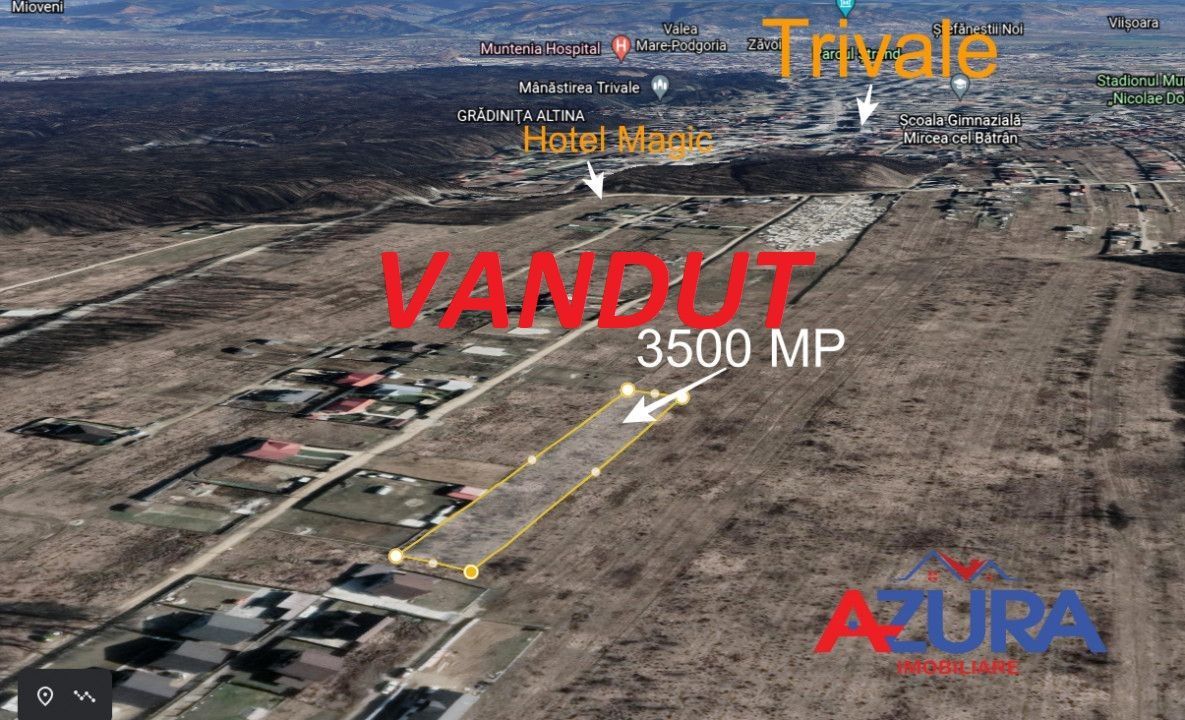 REDUCERE PRET Vanzare Teren Parcelabil Trivale Platou Intravilan - Poză 1