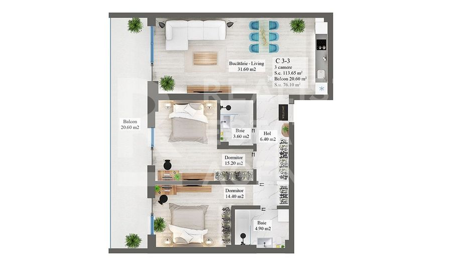 Vânzare, Apartament Premium cu 3 camere, București - Poză 17