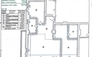 VANZARE APARTAMENT LUX 3 CAMERE | AVIATIEI | 109MP | PARCARE | MOBILAT - Schiță 29