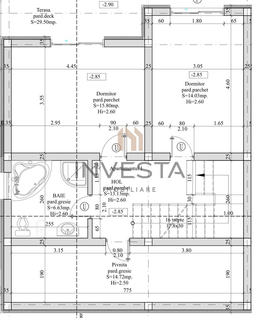 Imobil Premium 2025 in Borhanci | 2 Unitati Distincte | Terasa 76 mp! - Schiță 19
