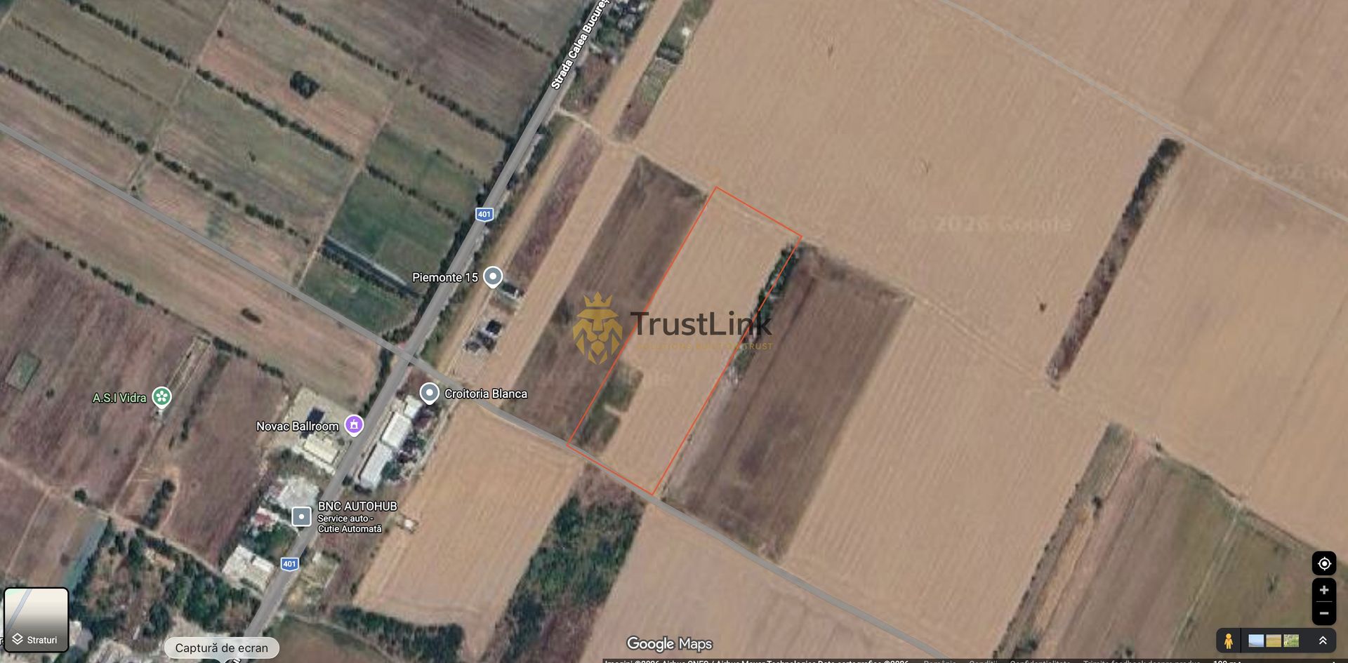 Teren intravilan de vânzare Berceni Vidra | 500–650 mp | curent la lot - Poză 6