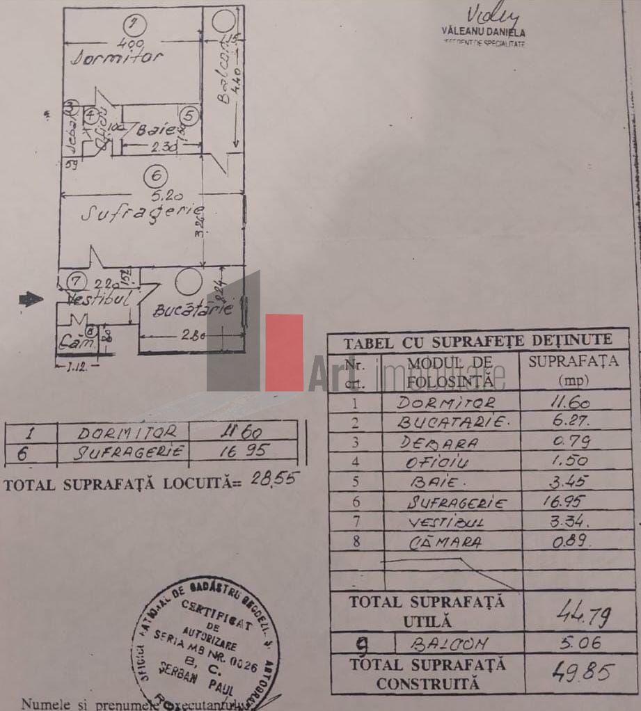 Vânzare apartament semidecomandat 2 camere Bd. Obregia - Poză 1