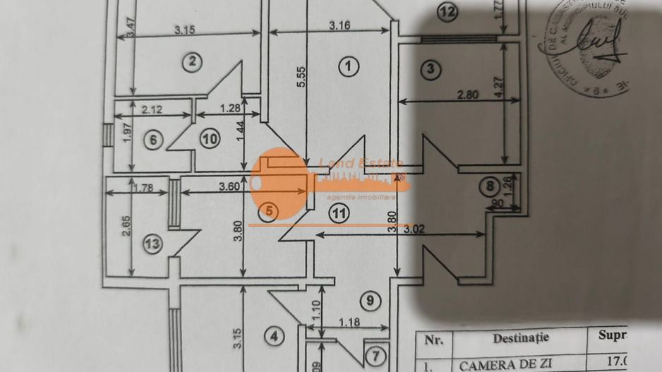 4 camere Drumu Taberei - 1892 - Schiță 9