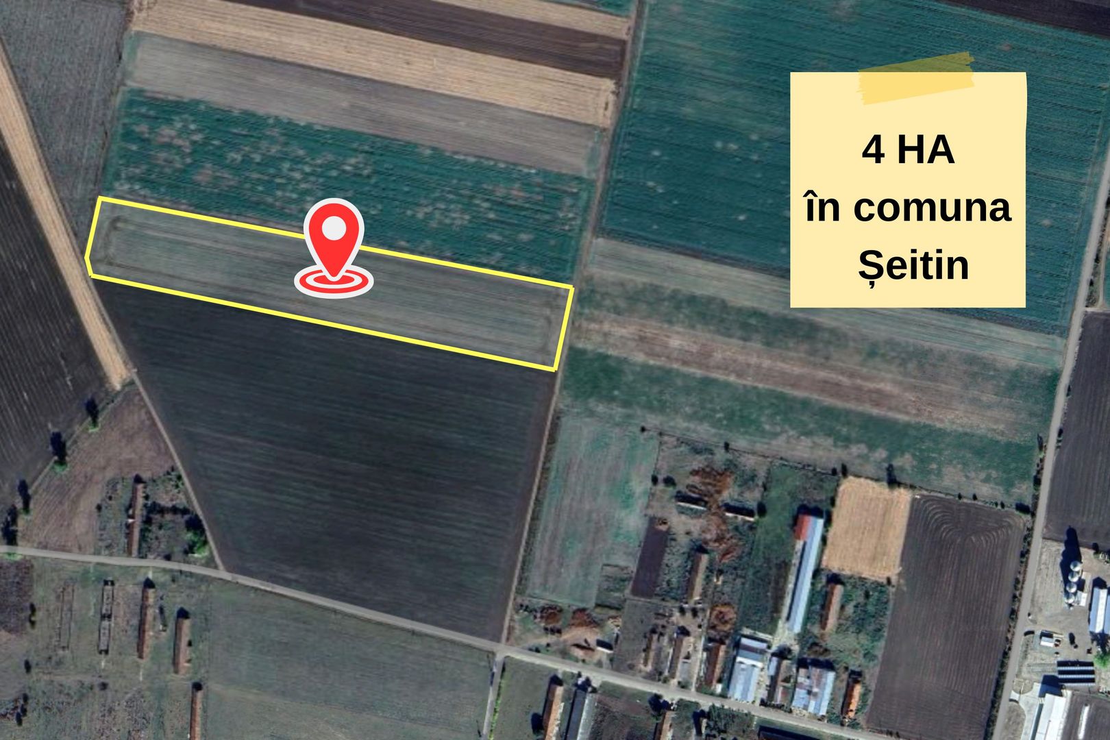 Teren extravilan in Seitin,  4 hectare de vanzare,  ZERO COMISION - Poză 1