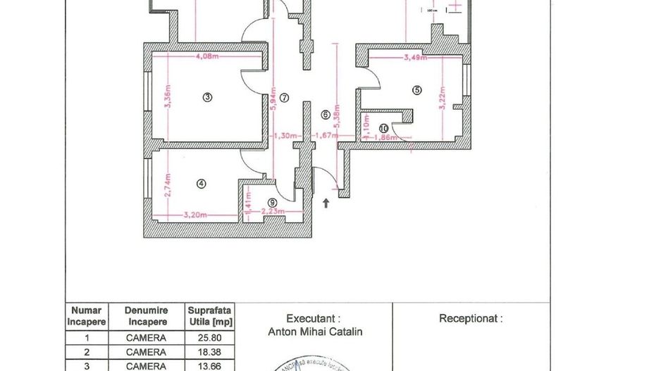 Apartament 4 camere | Piața Victoriei | Mobilat & utilat | Etaj 1 - Poză 17