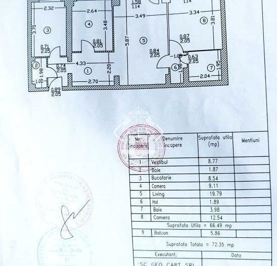 Apartament 3 camere I Drumul Taberei - Schiță 3