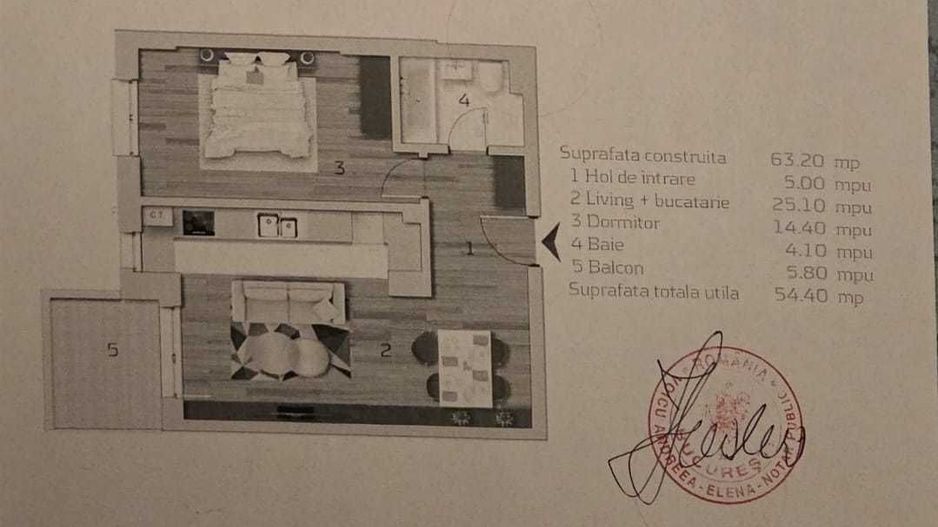 Apartament 2 camere de vanzare - Poză 8