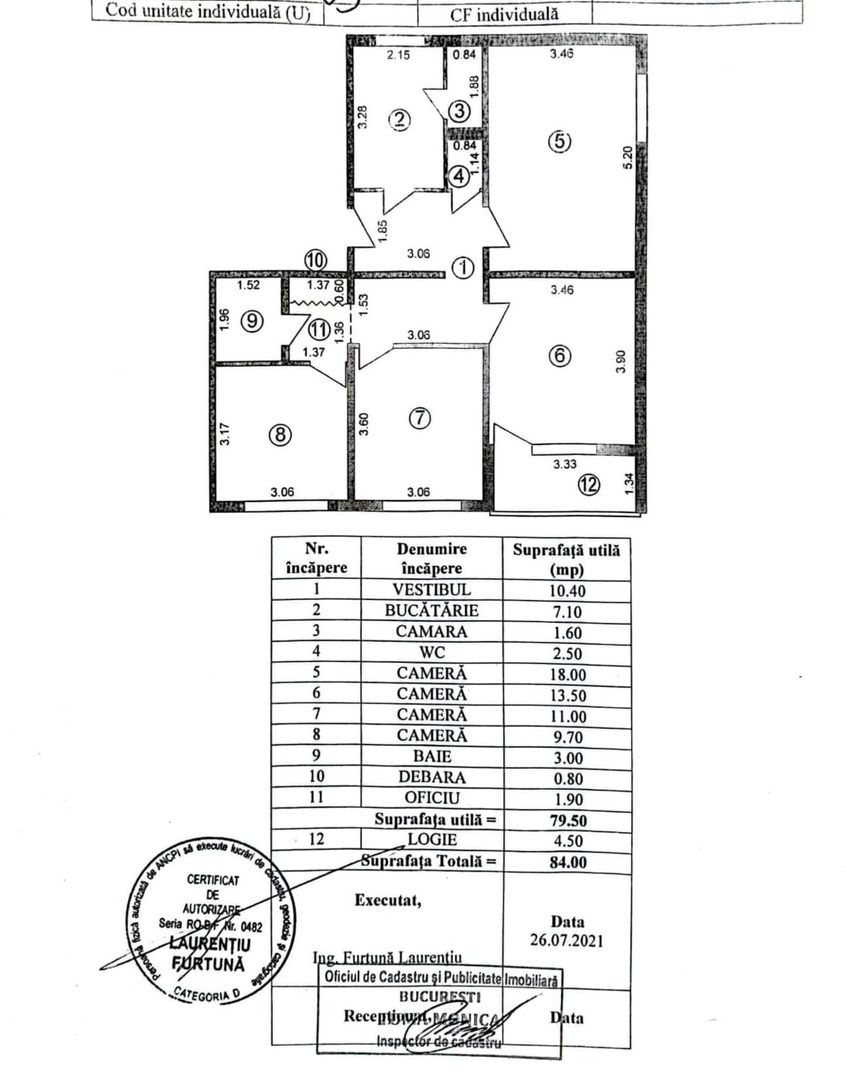 Apartament 4 camere decomandat Constantin Brancoveanu / Nitu Vasile - Poză 3