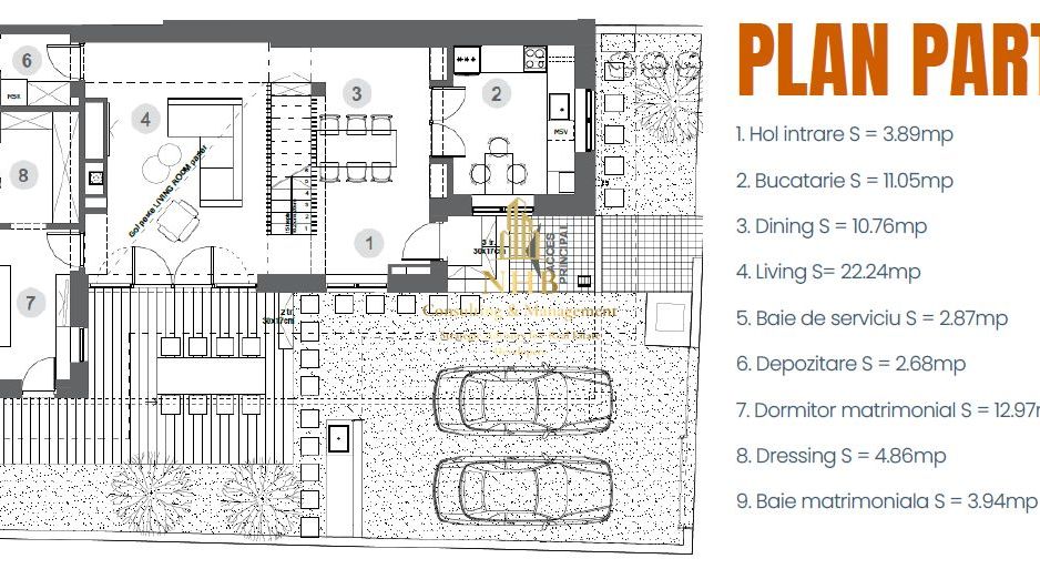 Casă moderna de vanzare cu 4 camere si curte - Bucureștii Noi - Poză 15