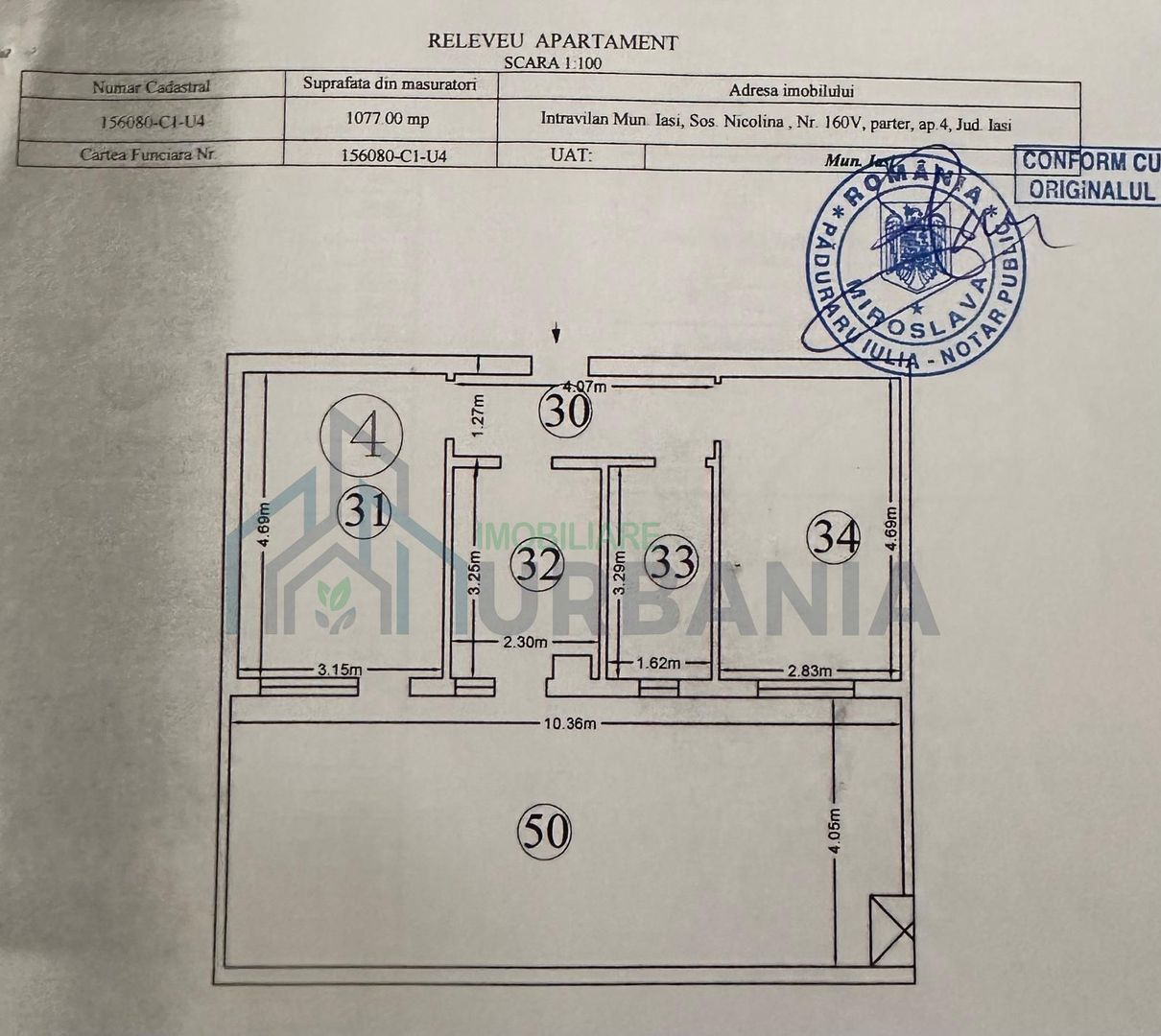 Apartament 2 camere, 46 mp + 42 mp terasă intabulată, parter, Complex Ideal, CUG, bloc C1 - Poză 8