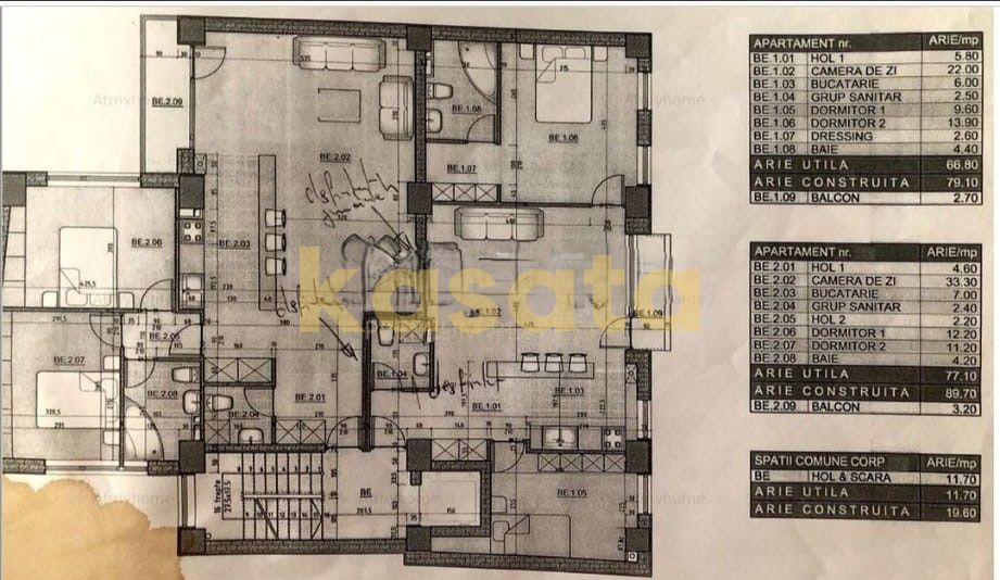 Apartament LUX zona Dorobanți | 150 mp | 2 Livinguri | 3 Dormitoare - Schiță 17