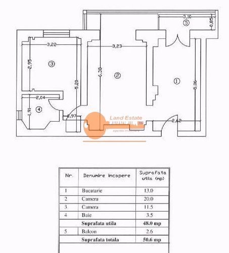 2 camere Mosilor la 500m de metrou Obor - Schiță 11