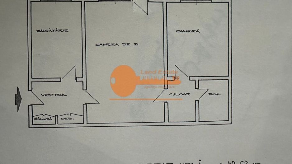 Apartament 2 camere – Crângași, la 2 minute de metrou - Schiță 9