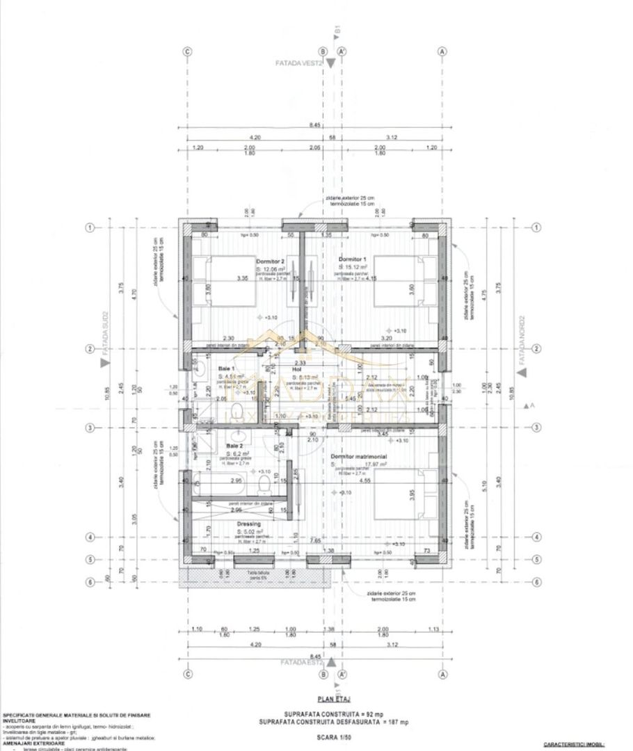 Vila Premium_P+1**5 Camere**Teren 704 mp**Langa Padure//Balotesti - Poză 49