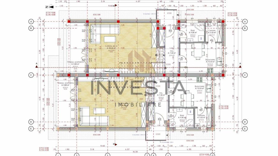Duplex premium 136 mp utili cu gradina proprie si 2 parcari in Europa - Schiță 13