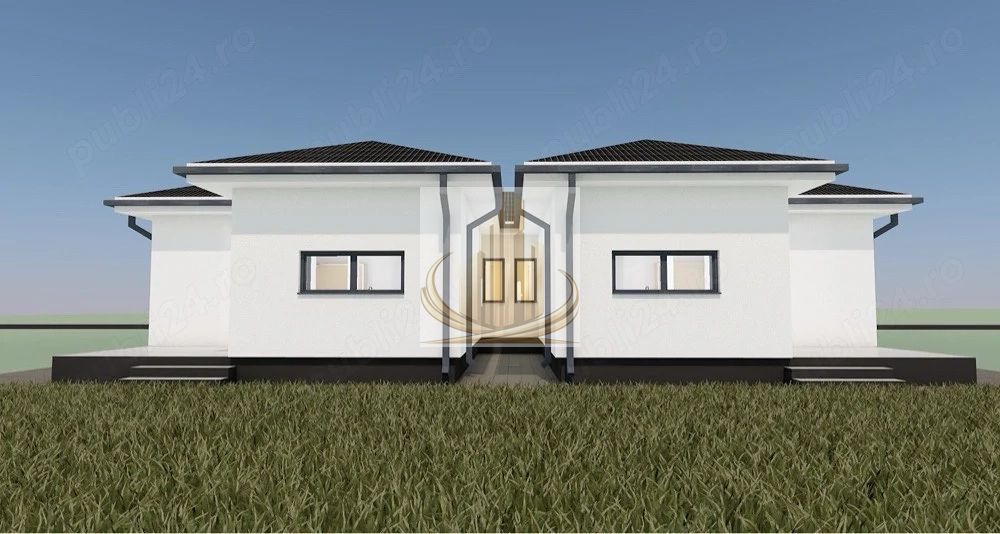 Duplex nou 101 mp, 3 dormitoare, teren 378 mp – Moșnița Nouă - Poză 2