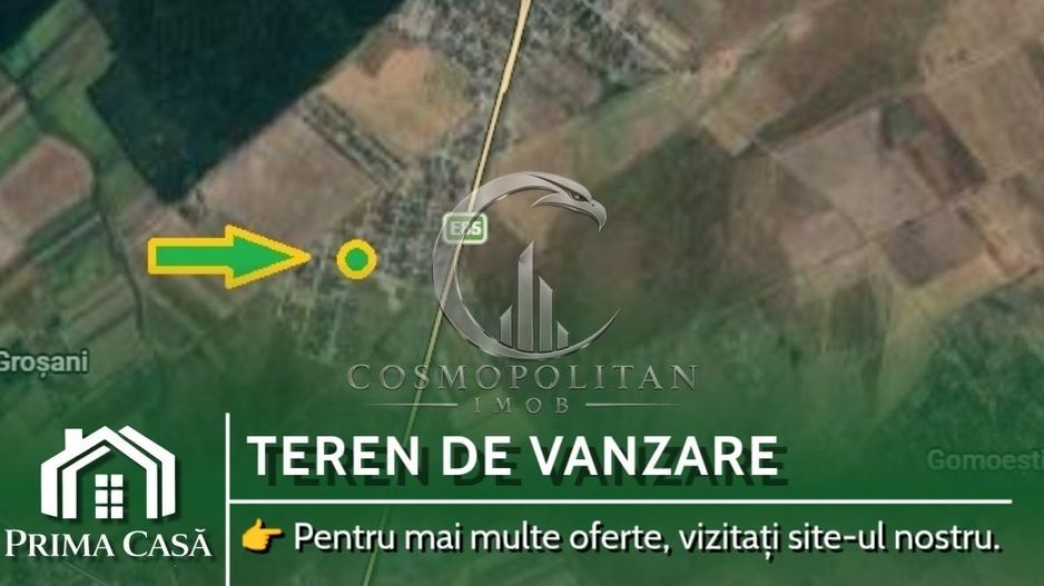 Teren intravilan ~ sat Spataru, com. Costesti ~ S=1000mp ~ Pret: 20€/m - Poză 1