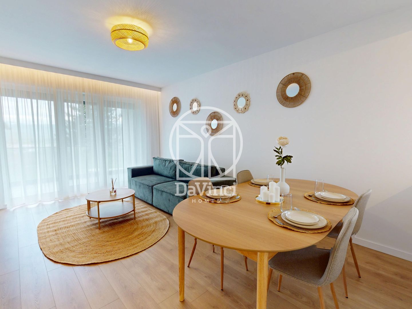 Apartament 3 camere, decomandat, aer conditionat (NCL-37D-Mo-ap.3) - Poză 1