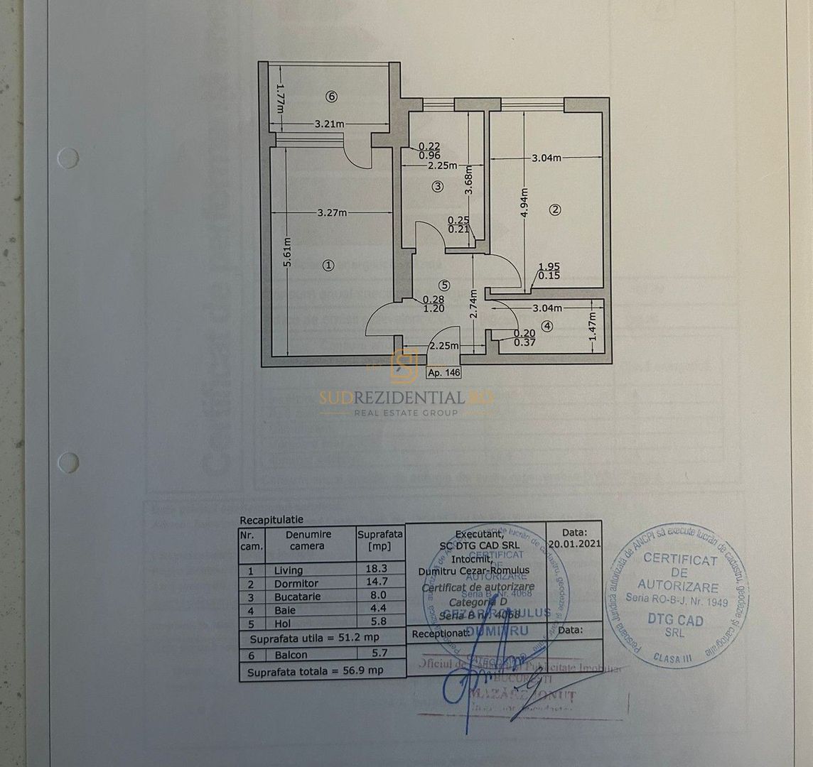 Apartament decomandat cu 2 camere - metrou Aparatorii Patriei - Poză 14
