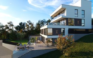 Casă generoasă cu panoramă și 254 mp terasă circulabilă - Poză 8