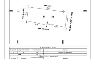 Lot Premium 701 mp – Strada Kara-Murat: Baza ideală pentru casa ta - Schiță 6