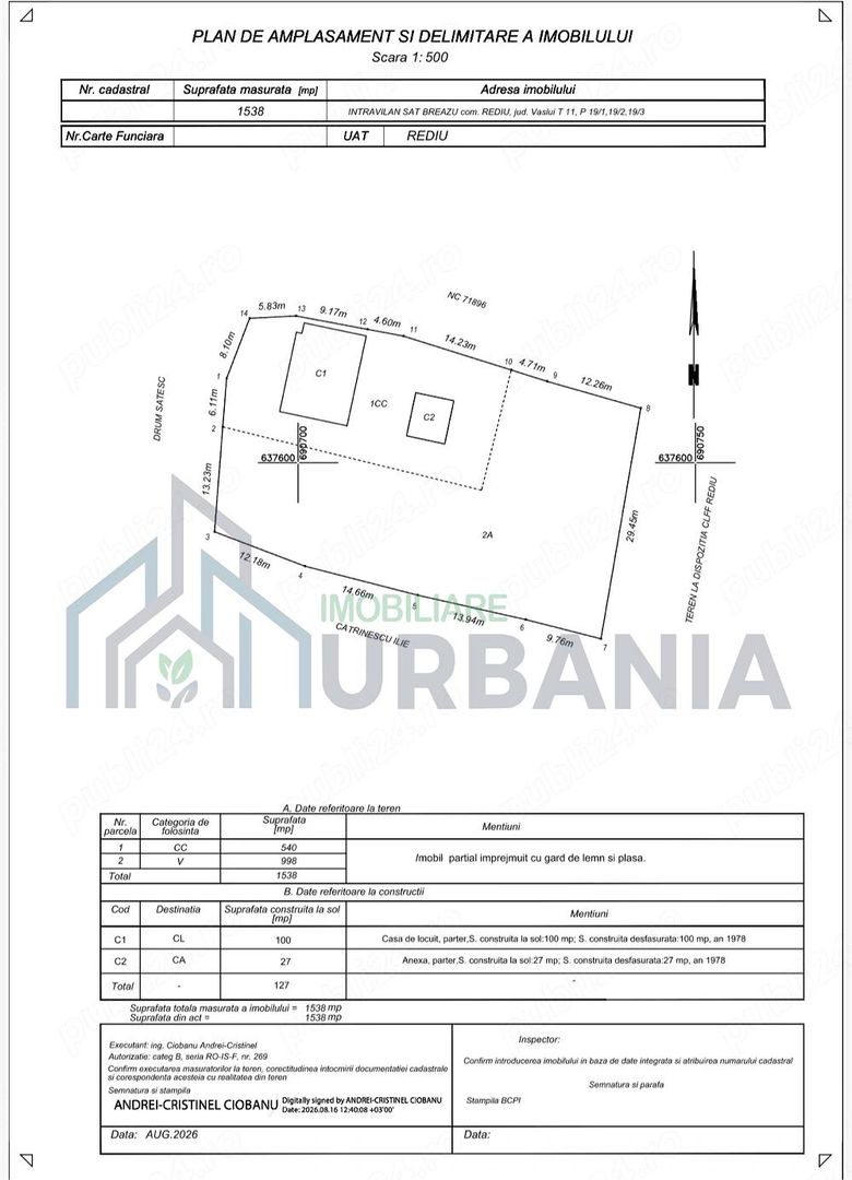 Teren extravilan de vânzare în zona Breazu, județul Iași - Poză 5