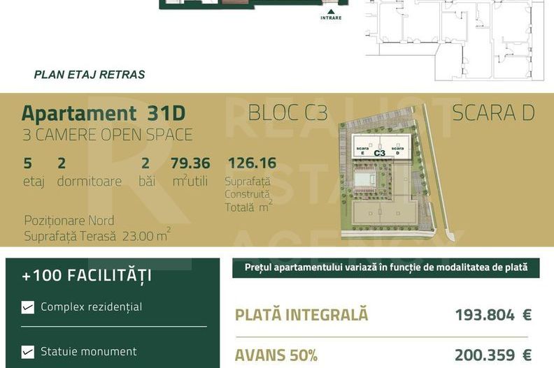 Vânzare, apartament, 3 camere, zona Torontalului, Timișoara - Poză 8