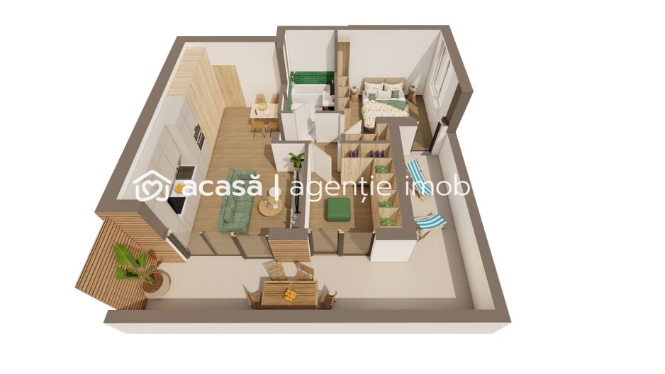 Penthouse 2 camere în bloc nou ARED City RED9 - Poză 4