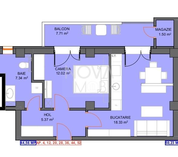 Apartament - 2 camere - Str. Doamna Stanca - Poză 5